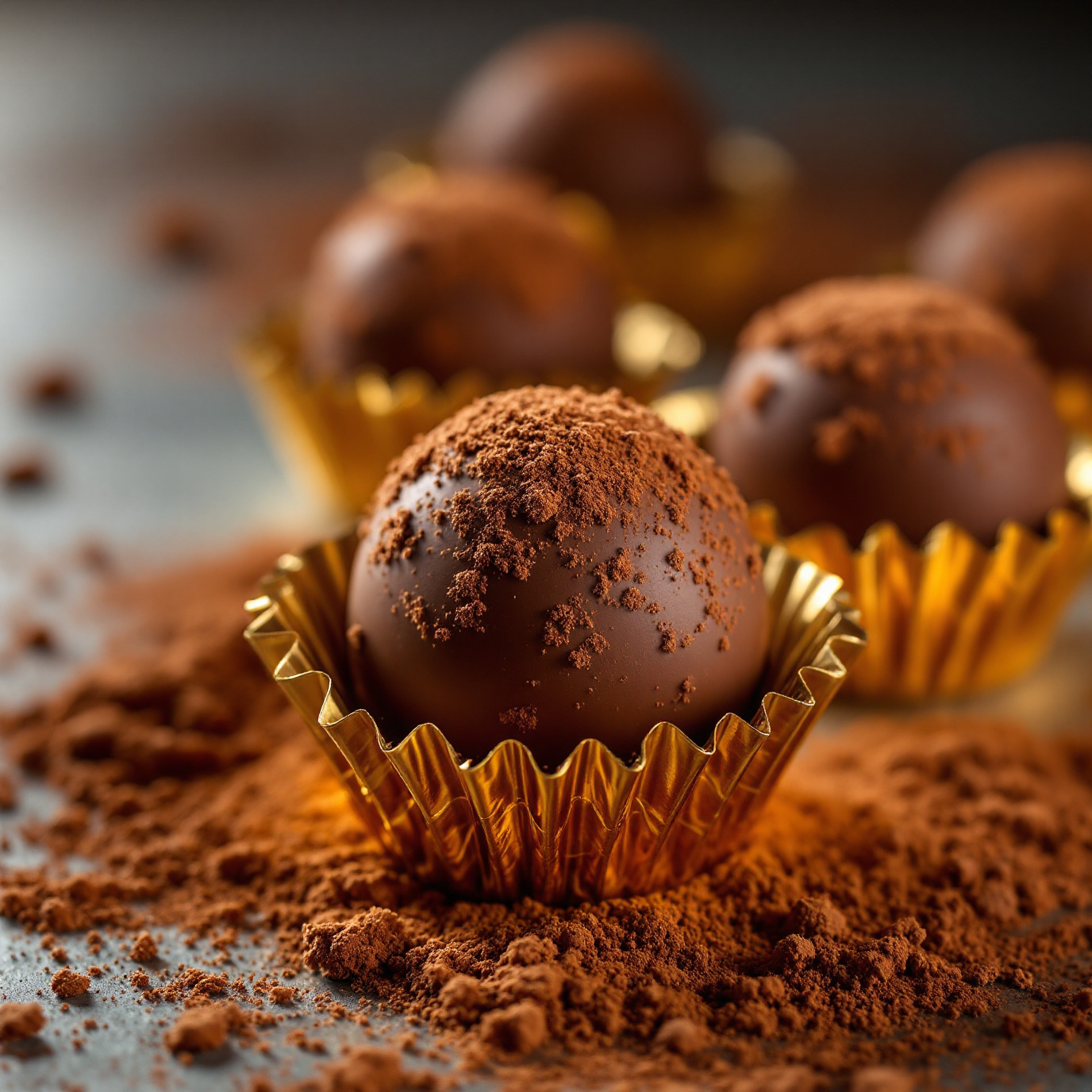 Belgian Truffle Collection — macro detail