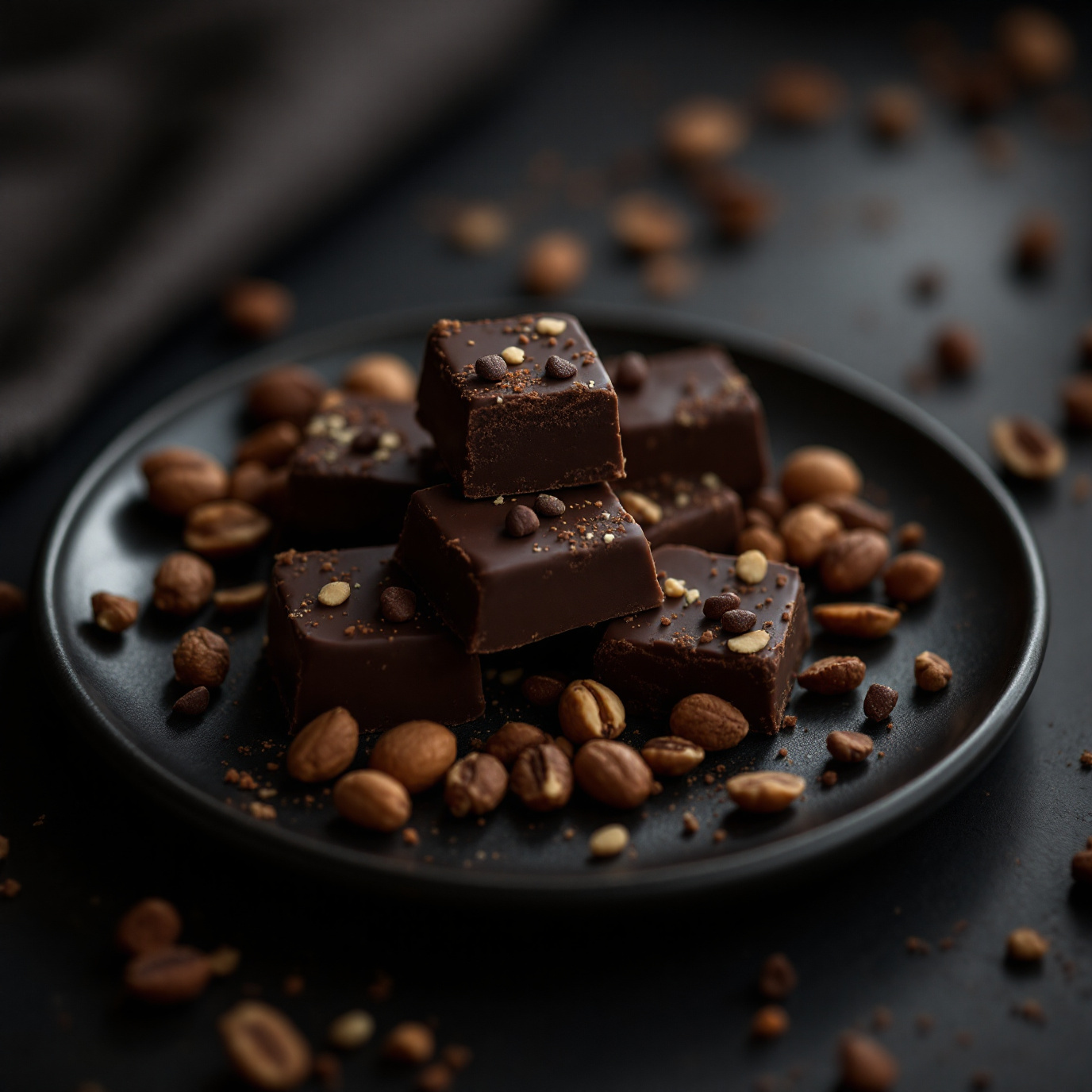 Dark Cocoa Assortment — plated