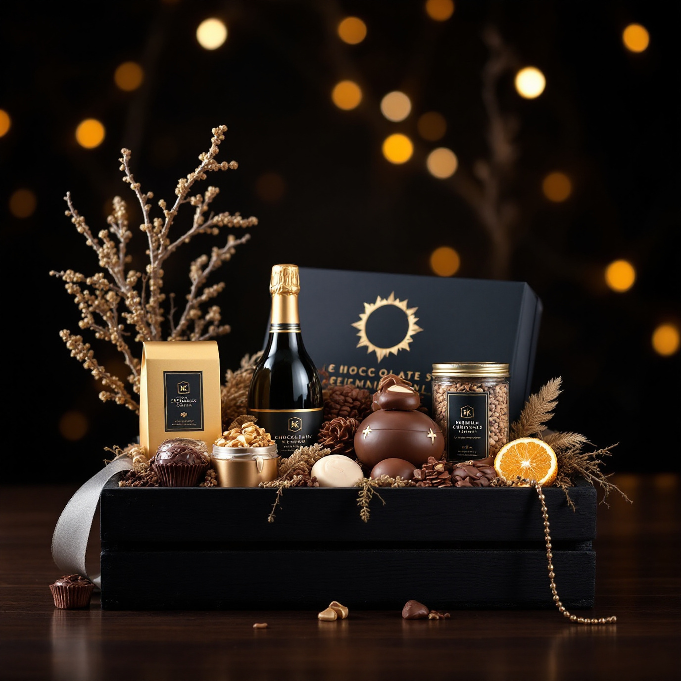 Corporate Elegance Hamper — studio shot